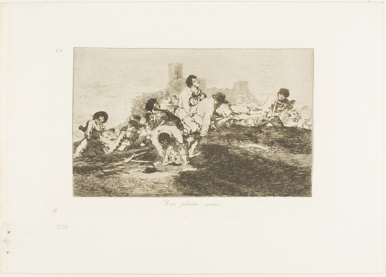 De kan stadig bruges, plade 24 fra The Disasters of War af Francisco Jose de Goya y Lucientes