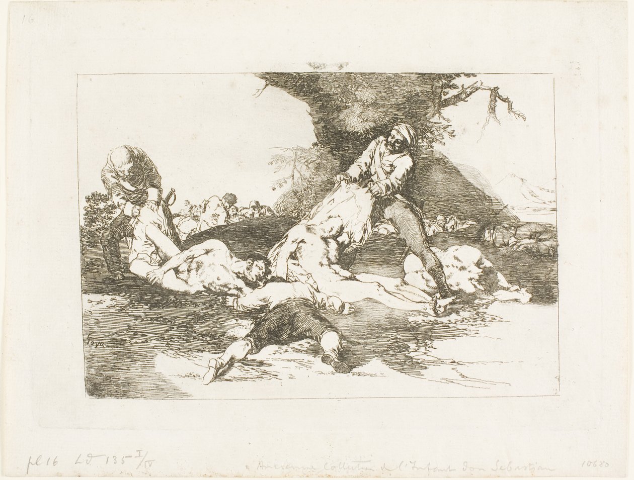 De gør brug af dem, plade 16 fra The Disasters of War af Francisco Jose de Goya y Lucientes
