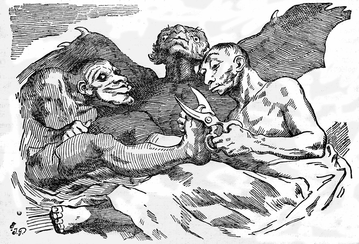 De laver deres toilet, ca. 1820 (kobberstik) af Francisco Jose de Goya y Lucientes