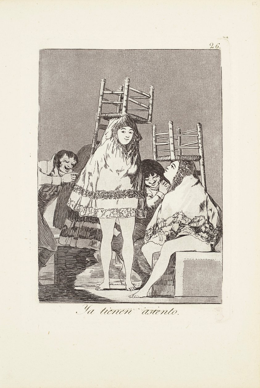 De har allerede fået en plads Plade 26 fra: Los Caprichos af Francisco Jose de Goya y Lucientes