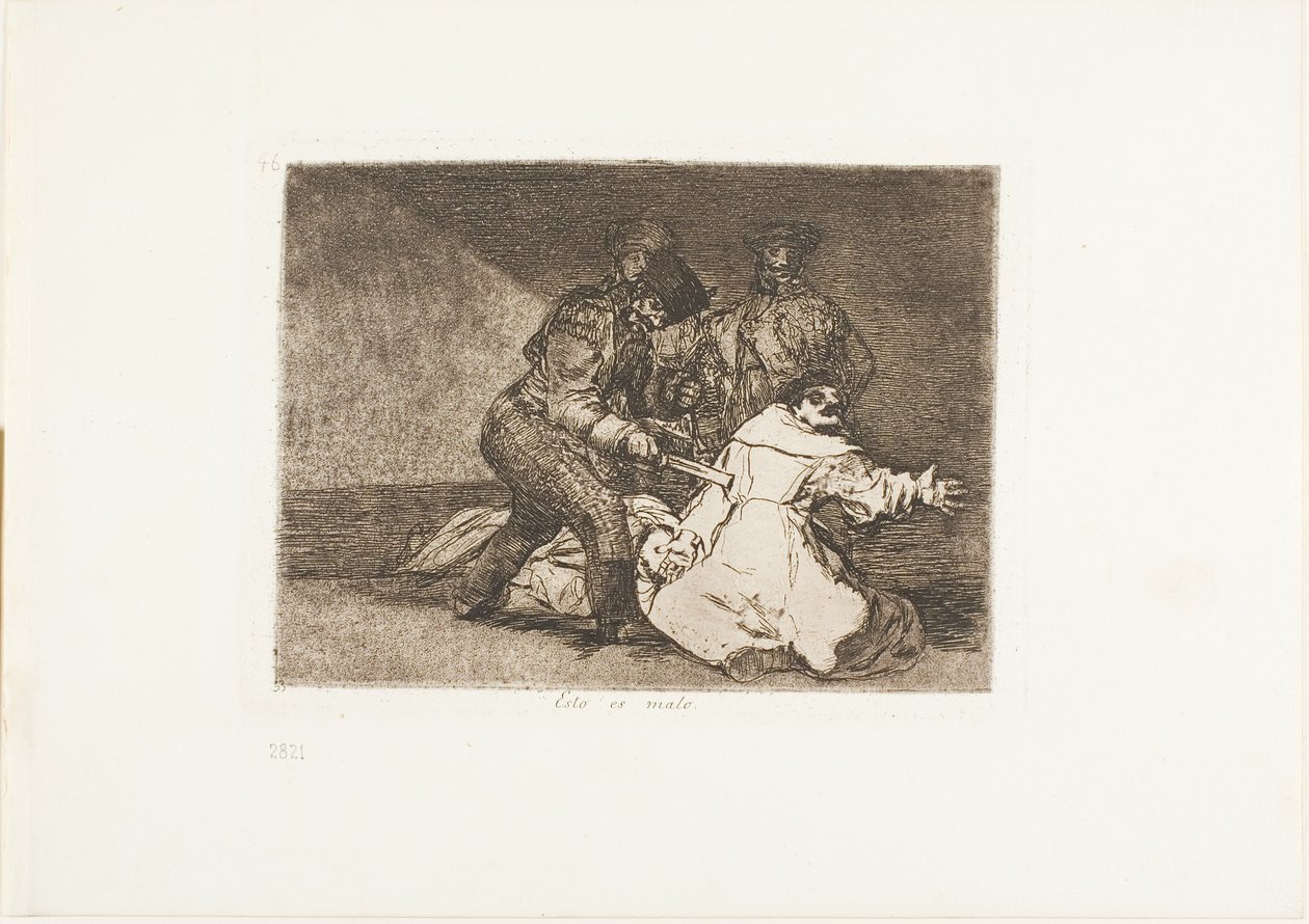 This is Bad, plade 46 fra The Disasters of War af Francisco Jose de Goya y Lucientes