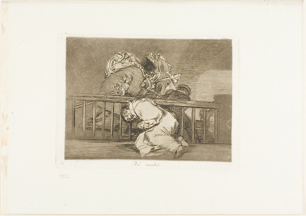 This is How it Happened, plade 47 fra The Disasters of War af Francisco Jose de Goya y Lucientes