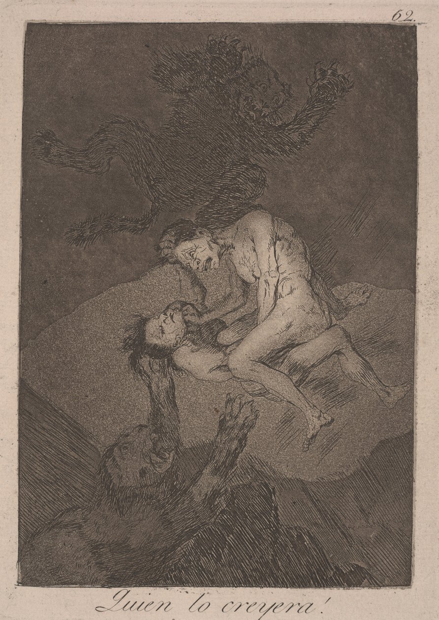 Hvem ville have troet det! (Quien lo creyera!) af Francisco de Goya
