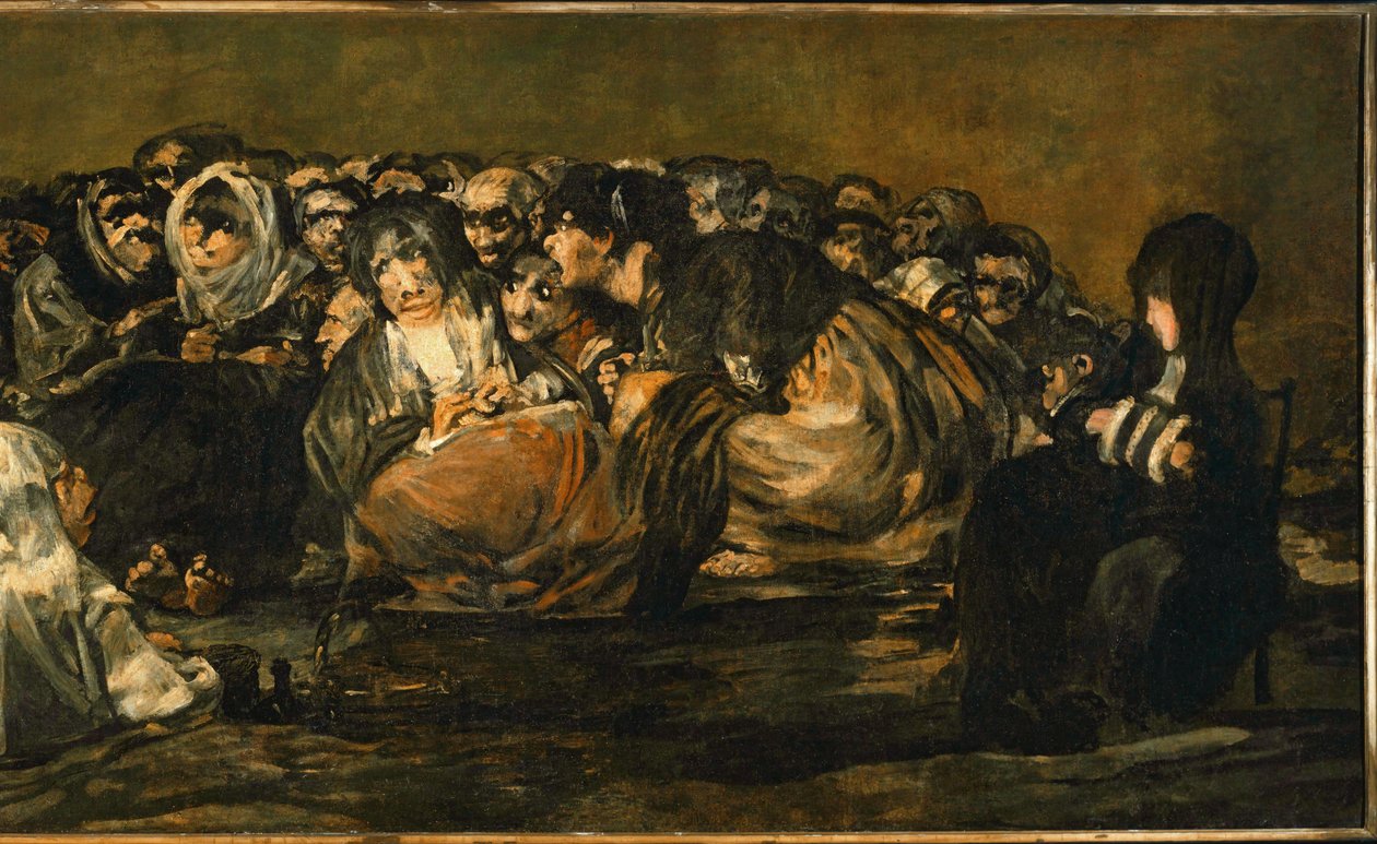 Heksenes sabbat ... (maleri på lærred) af Francisco Jose de Goya y Lucientes