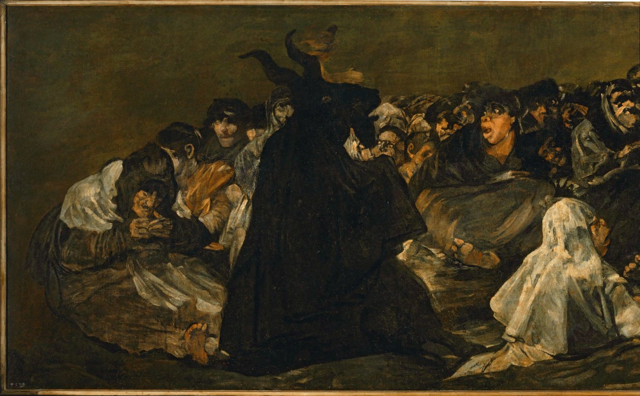 Heksenes sabbat ... (maleri på lærred) af Francisco Jose de Goya y Lucientes