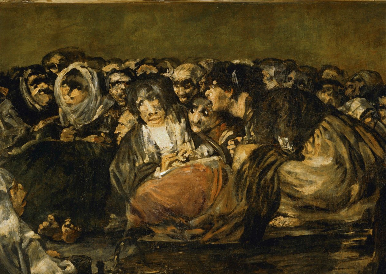 Heksenes sabbat ... (maleri på lærred) af Francisco Jose de Goya y Lucientes
