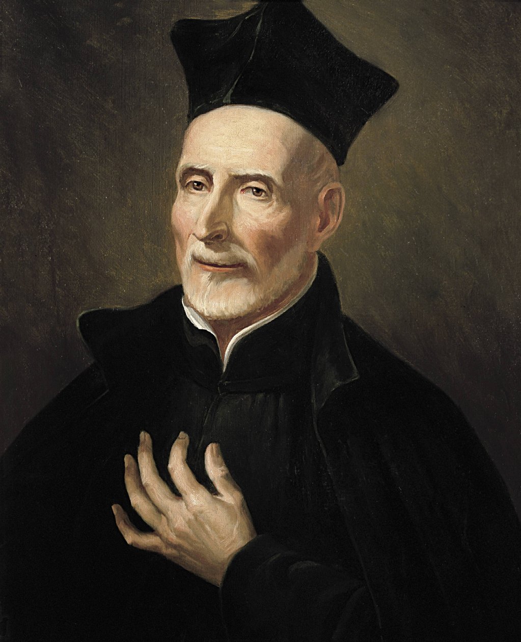 Calasanz, Sankt Joseph (1556-1648). Spansk religiøs mand og pædagog. Saint Joseph Calasanctius (olie på lærred) af Francisco Jover y Casanova