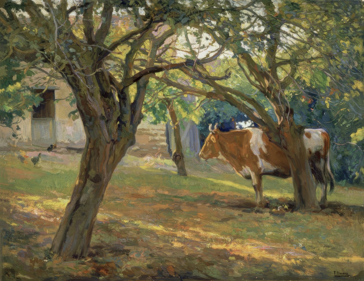 HERREN JUANS HAVE – 1930 / 36–70,5X90 CM– af Francisco Llorens Diaz