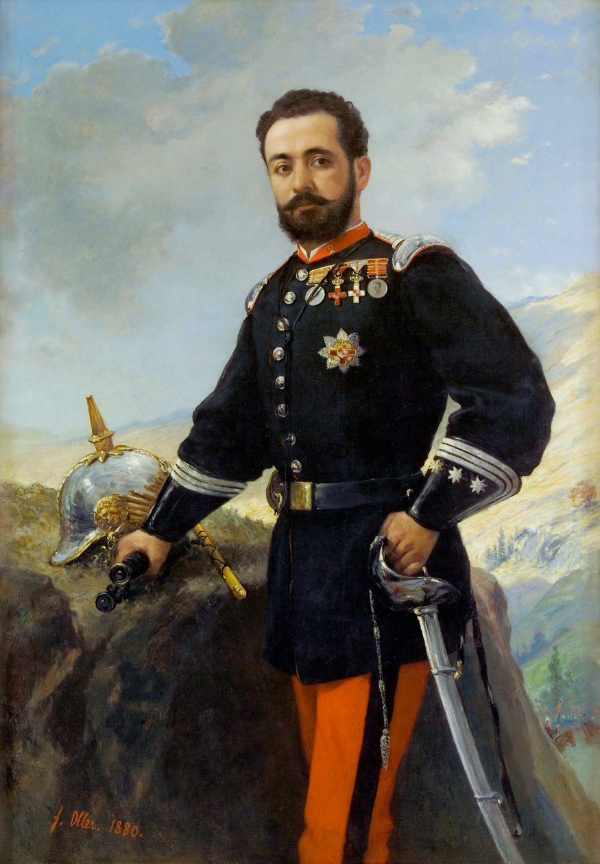 Retrato del Coronel Francisco Enrique Contreras af Francisco Manuel Oller