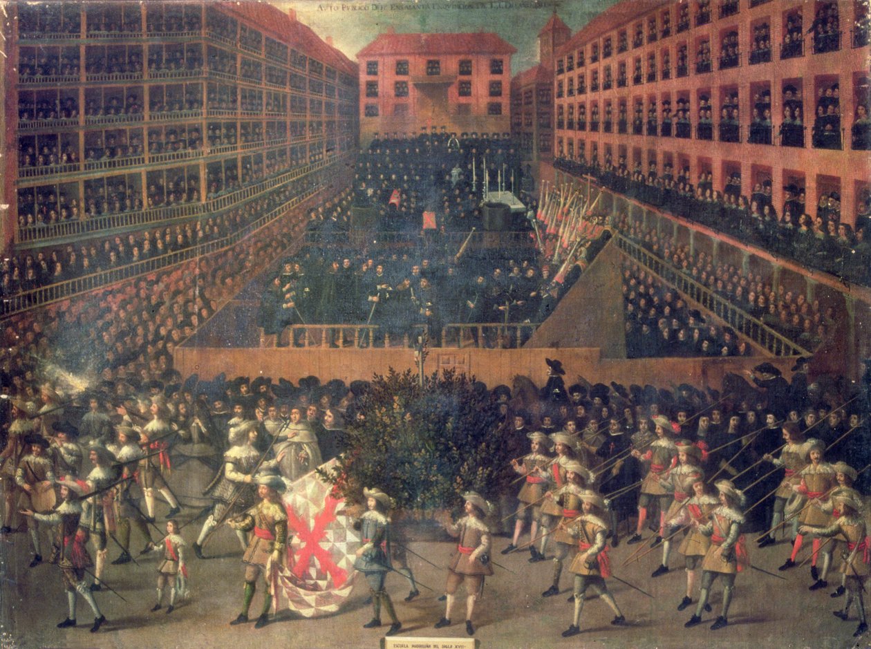 Auto de Fé i 1656 (olie på lærred) af Francisco Rizi