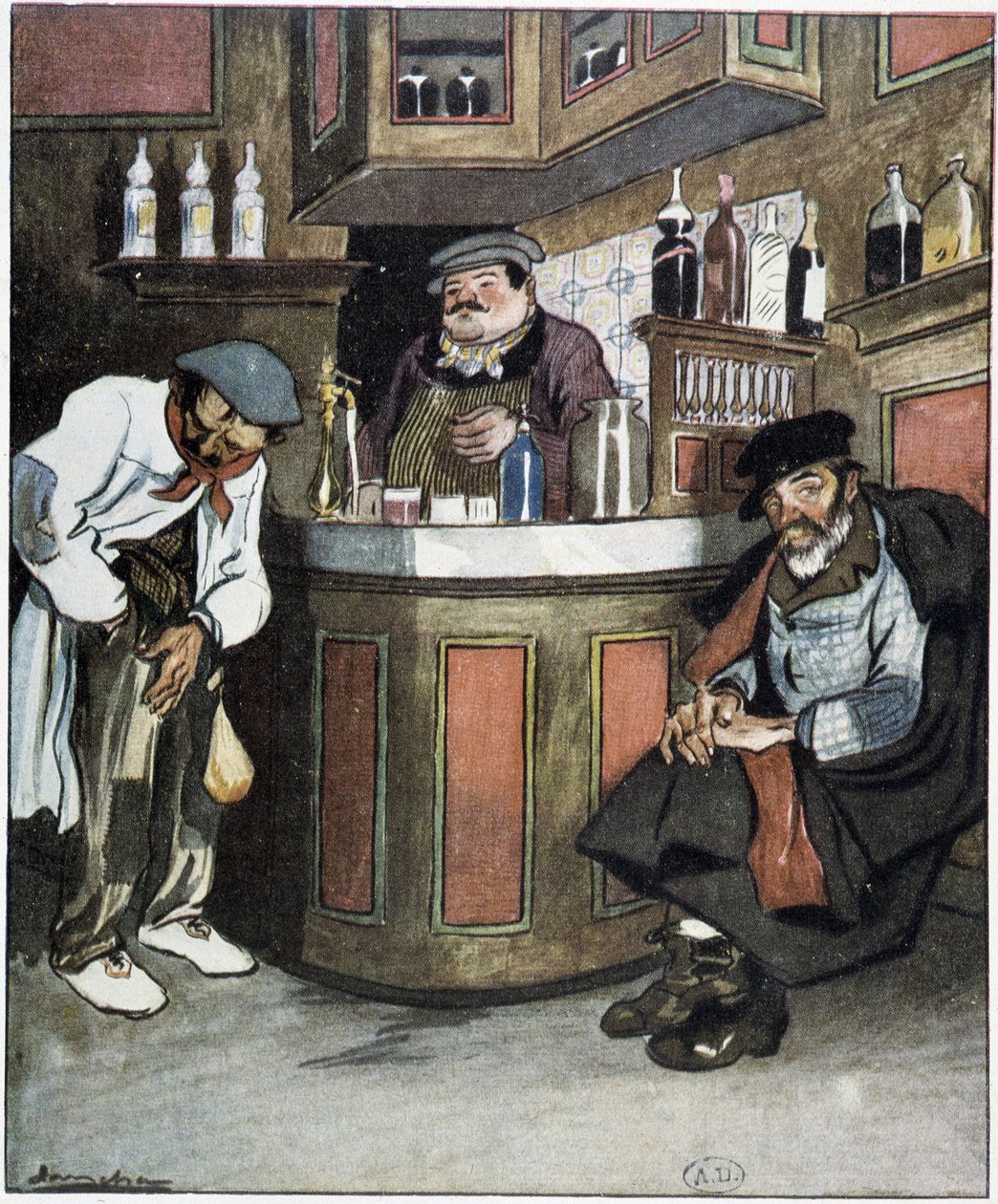 En bar, tegning af Sancha, begynder den 20. af Francisco Sancha y Lengo