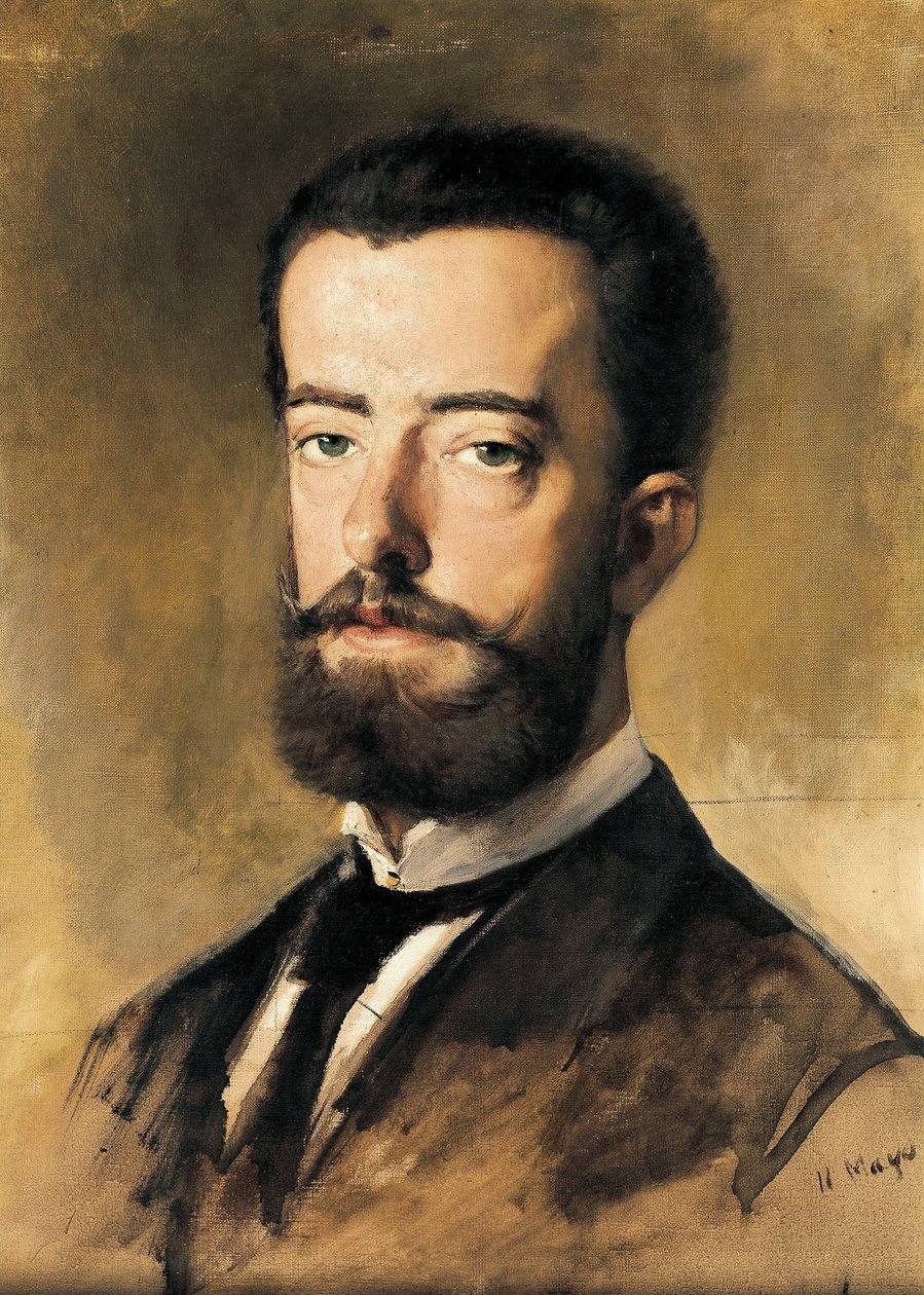 Portræt af Amadeo I af Savoyen (1845-1890), konge af Spanien af Francisco Sans y Cabot