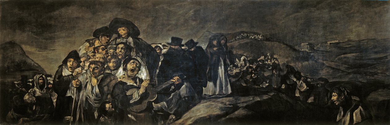 En pilgrimsrejse til San Isidro af Francisco de Goya