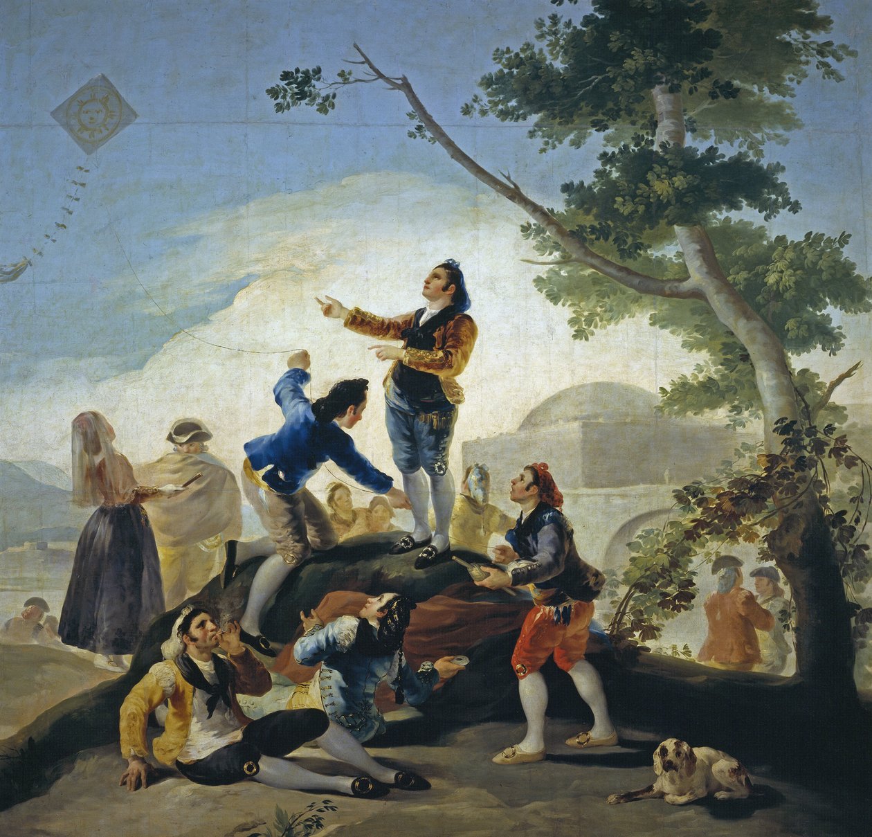 En drage Dragen, 1778 af Francisco de Goya