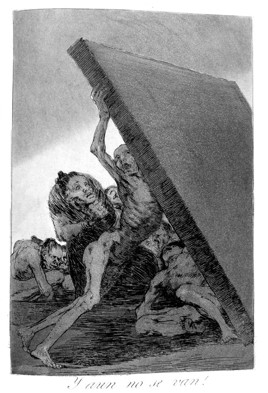 Og stadig går de ikke!, 1799 af Francisco de Goya