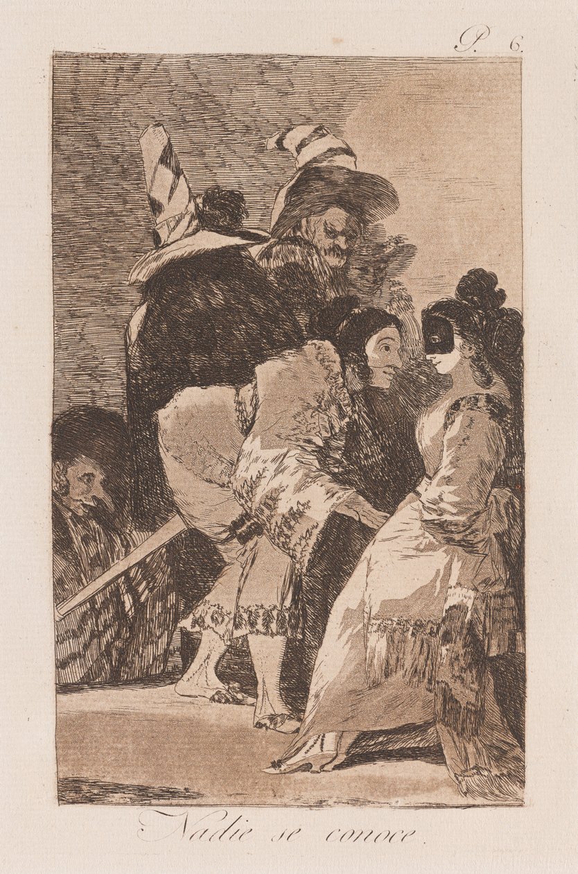 Udseende er vildledende, sent 18.-tidlig 1800-tallet (tryk) af Francisco de Goya