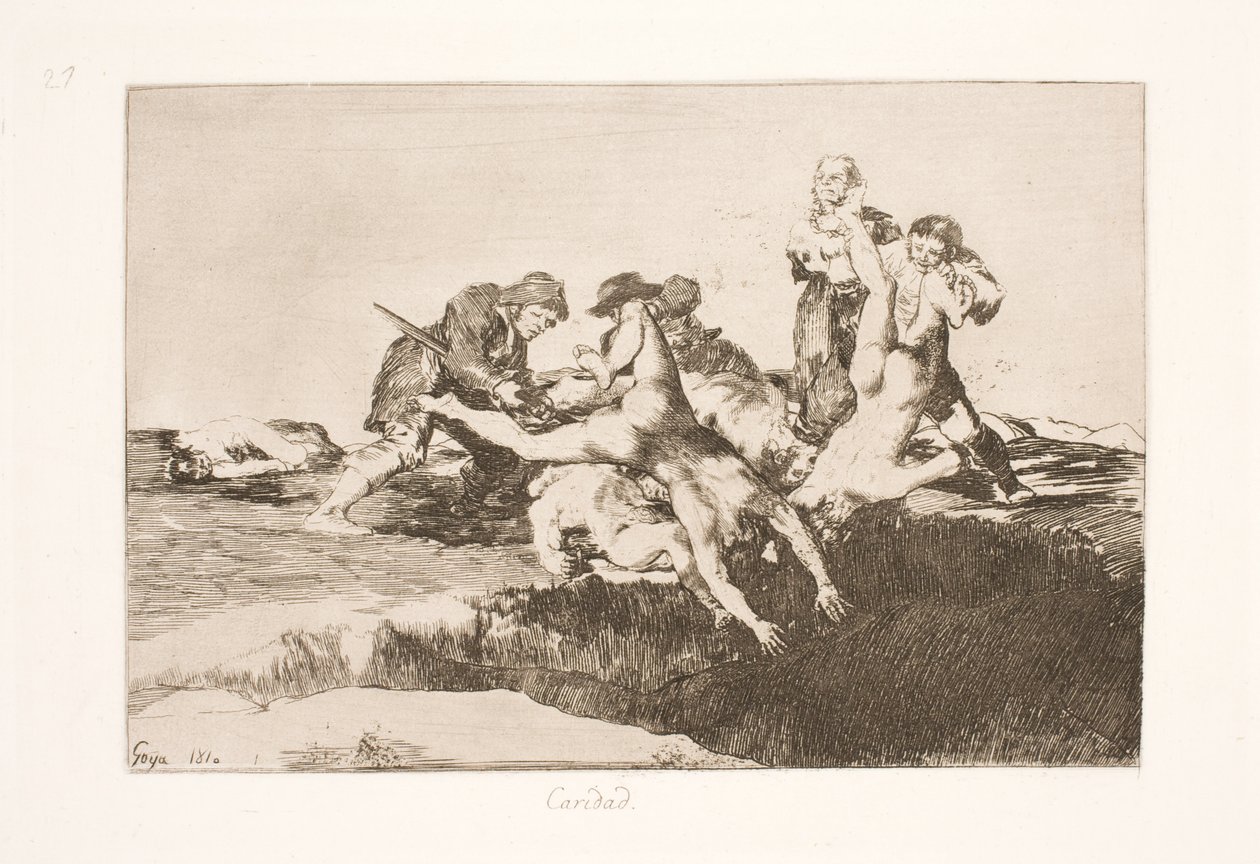 Barmhjertighed (27) af Francisco de Goya