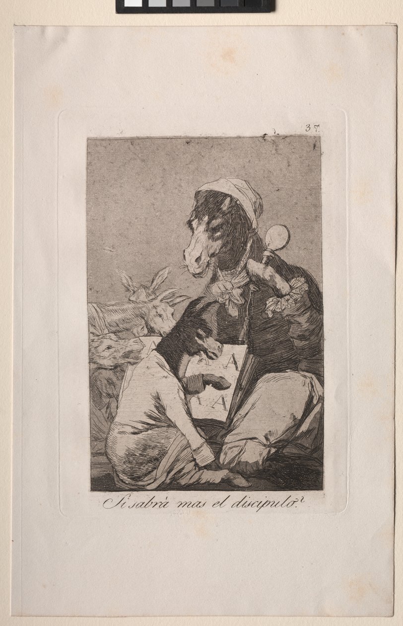 Caprices: Kan eleven ikke vide mere? af Francisco de Goya