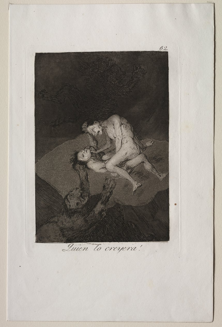 Caprices: Hvem ville have troet det! af Francisco de Goya