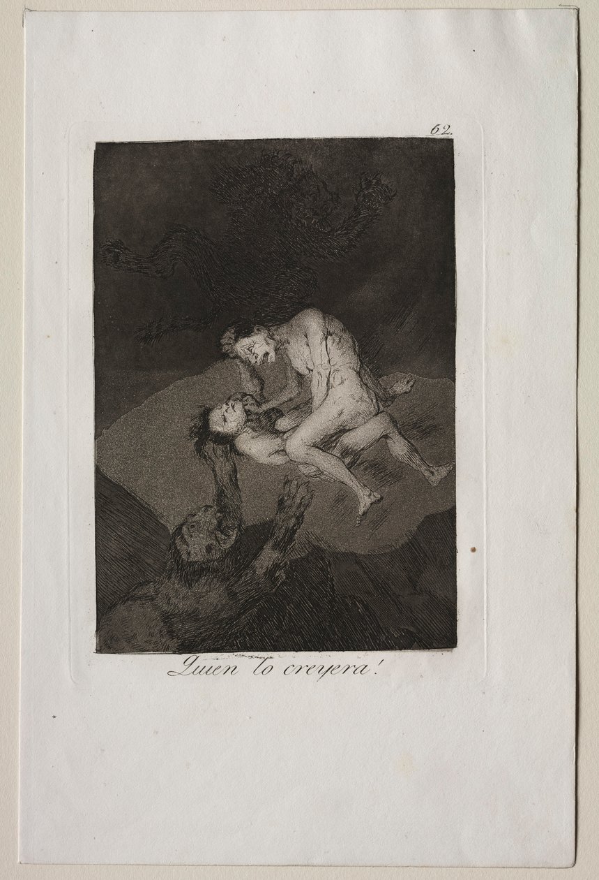 Caprices: Hvem ville have troet det!. af Francisco de Goya
