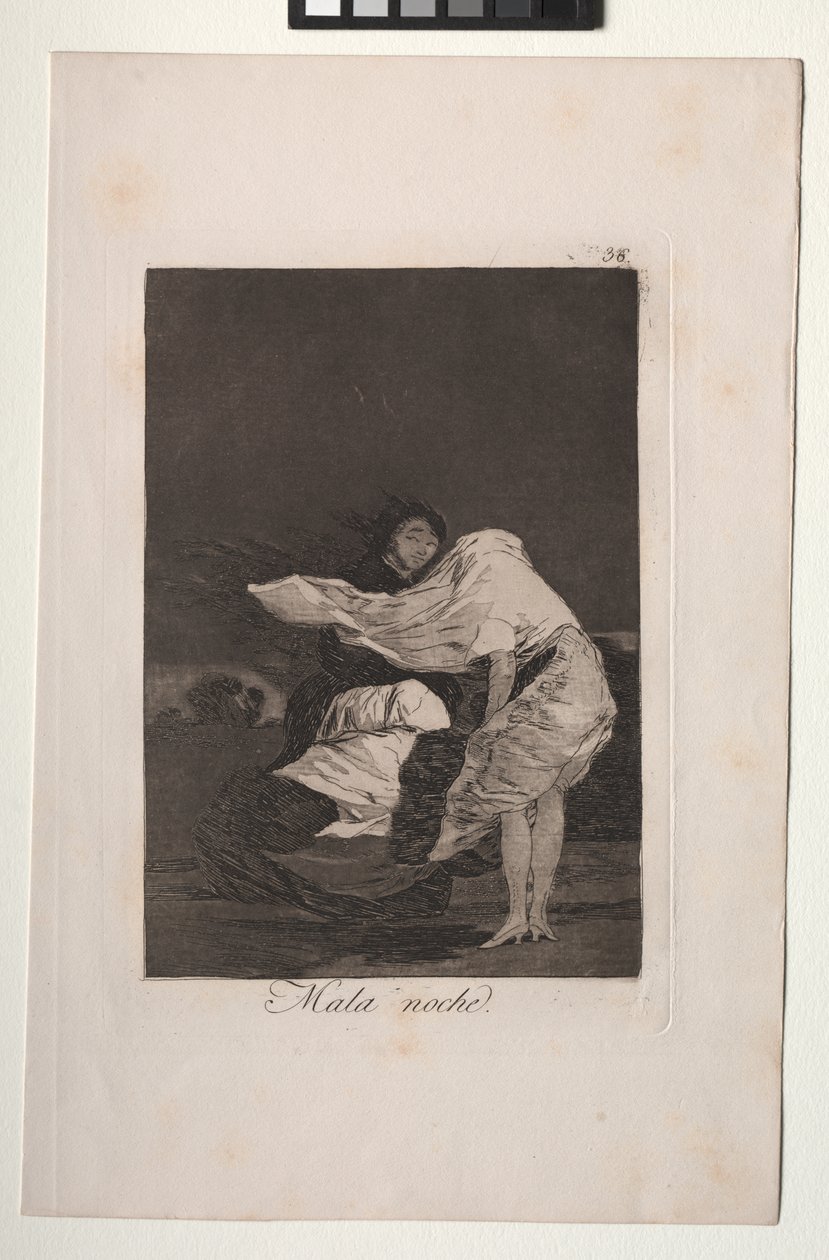 Caprichos: En dårlig nat af Francisco de Goya