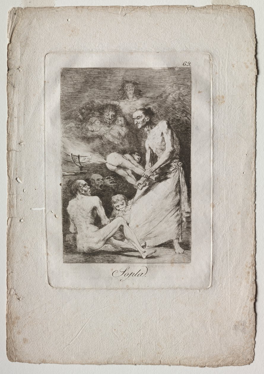 Caprichos: Blæs af Francisco de Goya
