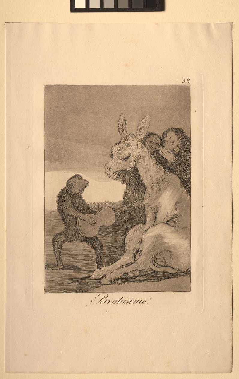 Caprices: Bravo!. af Francisco de Goya