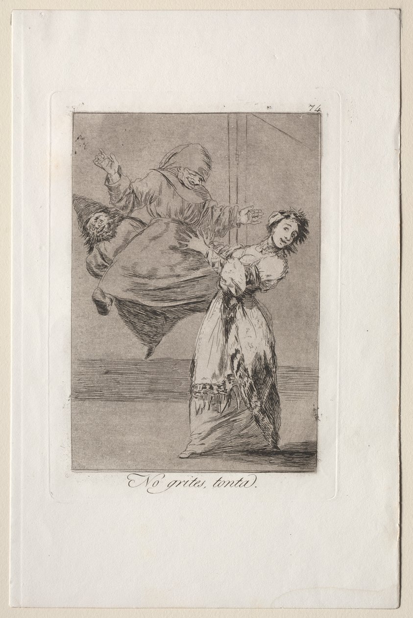 Caprichos: Skrig ikke dumt af Francisco de Goya