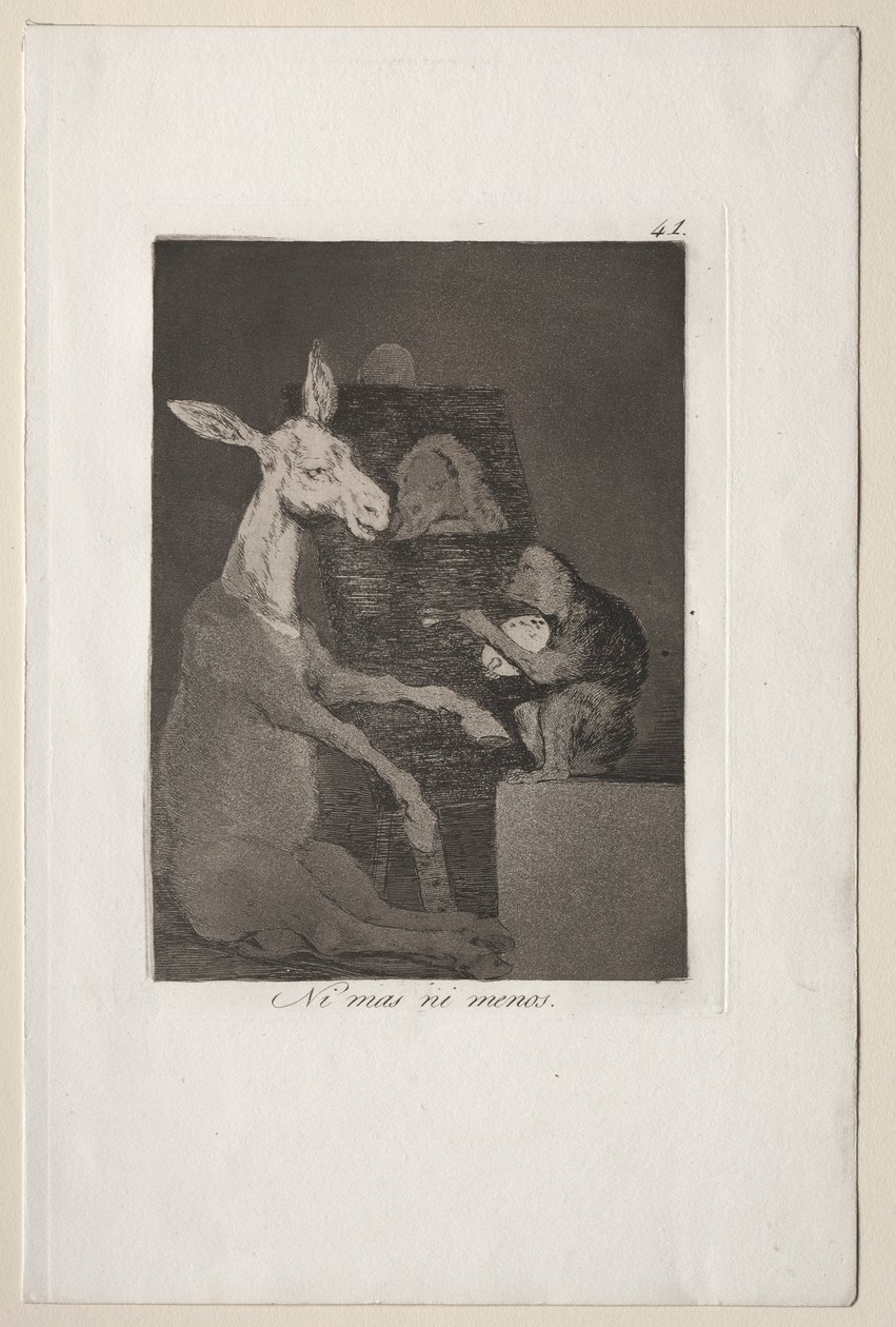 Caprichos: Hverken mere eller mindre af Francisco de Goya