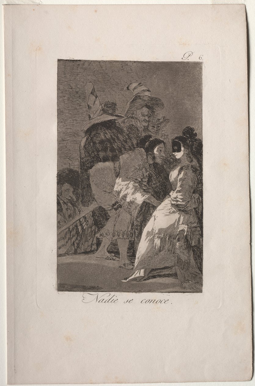 Caprichos: Ingen kender sig selv af Francisco de Goya