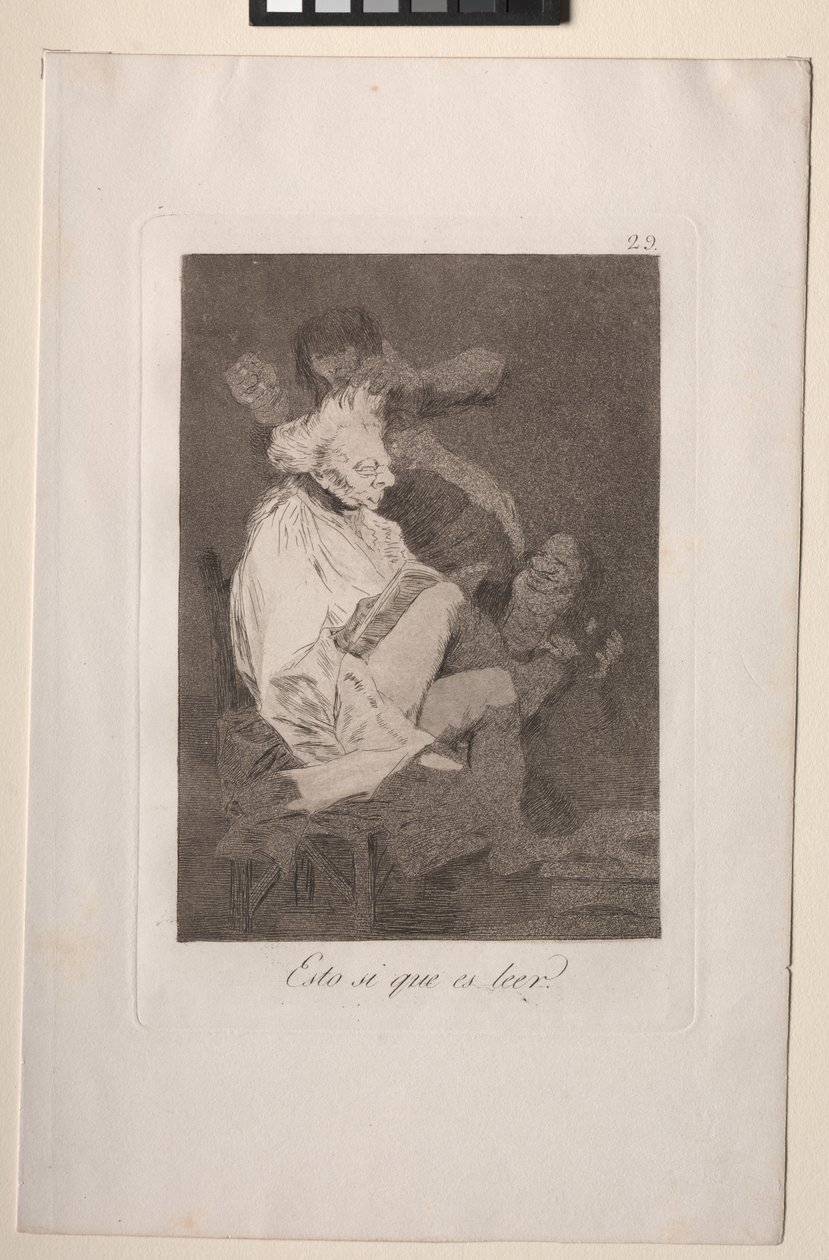 Caprichos: Det er bestemt at kunne læse af Francisco de Goya