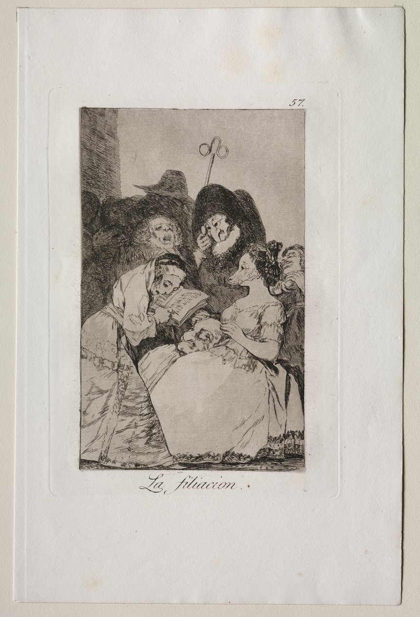 Caprichos: Filiationen af Francisco de Goya
