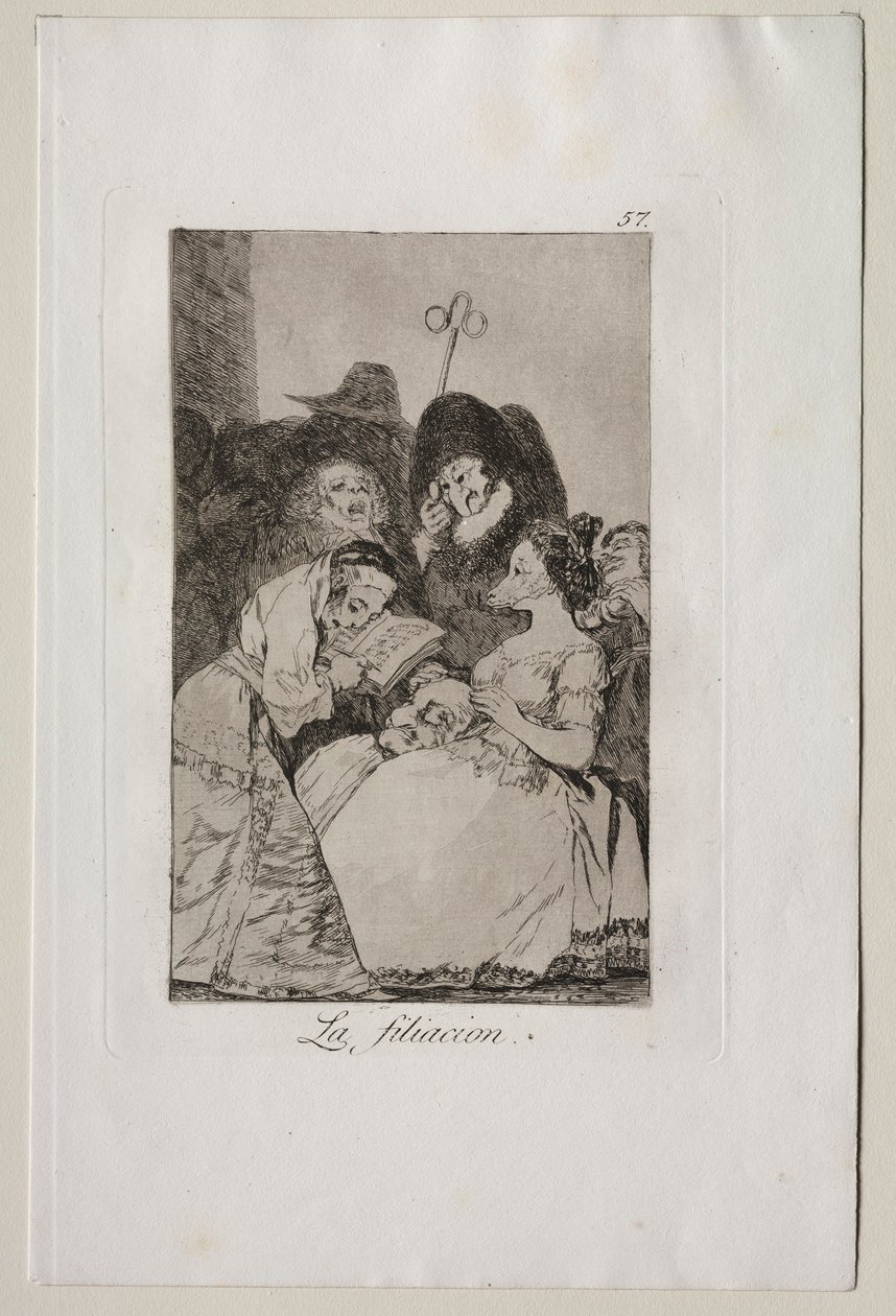 Caprichos: Filiationen. af Francisco de Goya