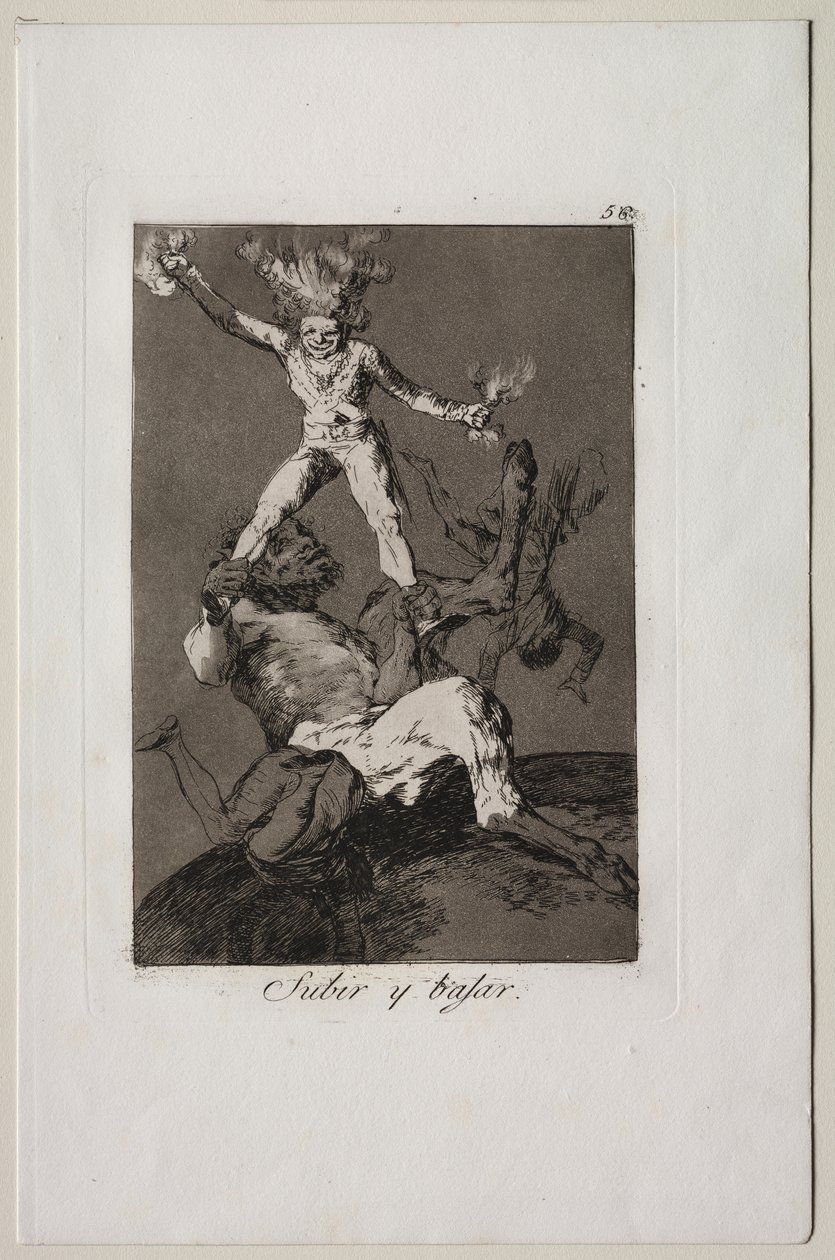 Caprichos: At stige og at falde af Francisco de Goya