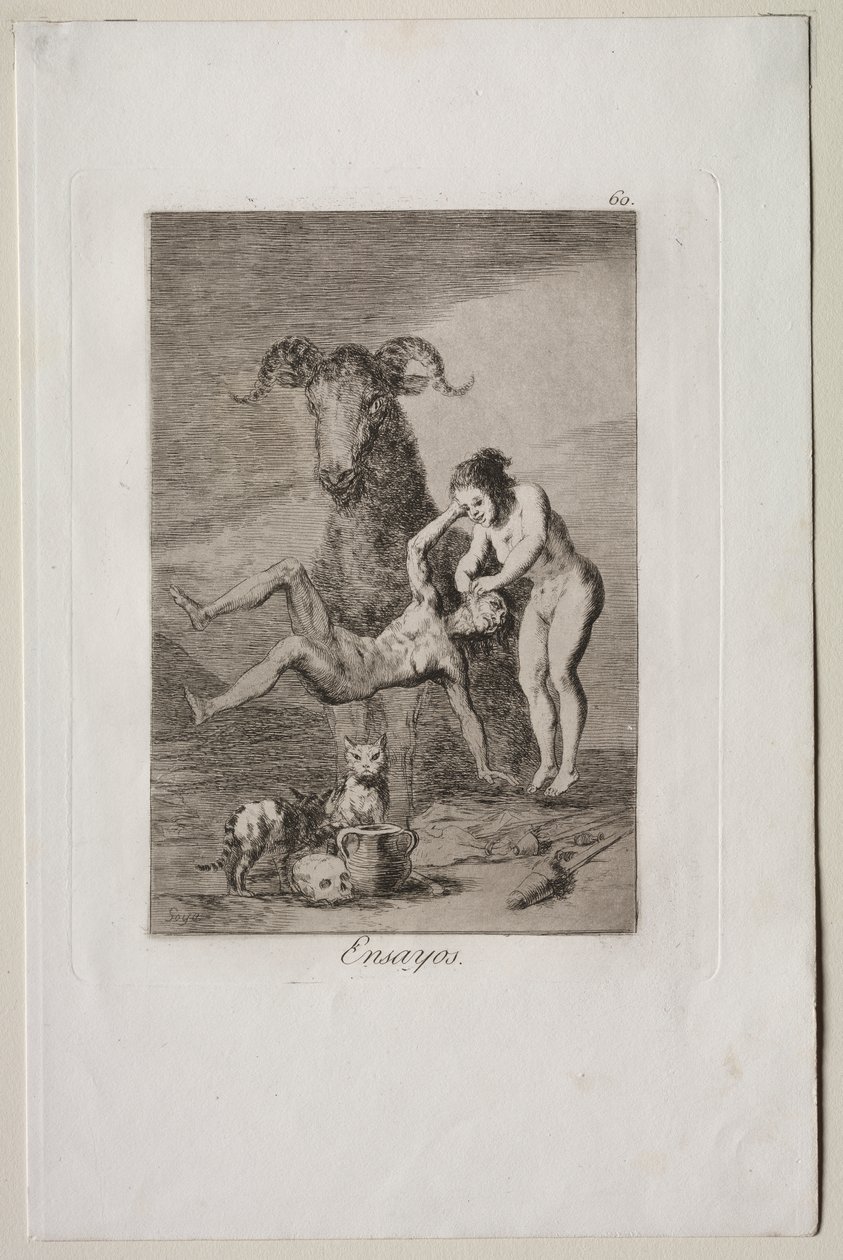 Caprichos: Forsøg af Francisco de Goya