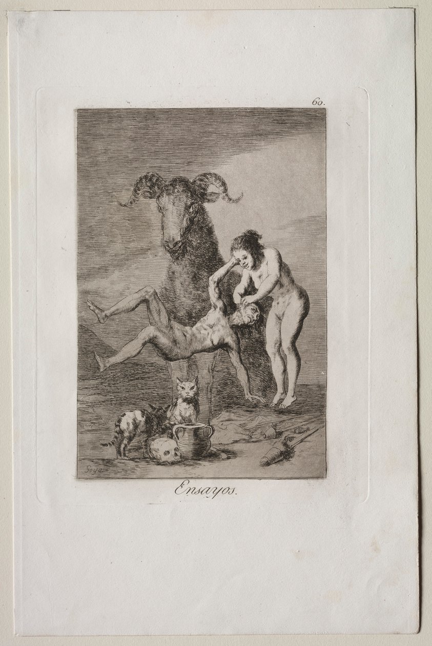 Caprichos: Forsøg. af Francisco de Goya