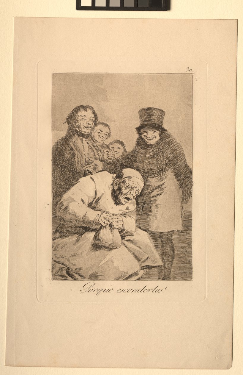 Caprichos: Hvorfor skjule dem. af Francisco de Goya