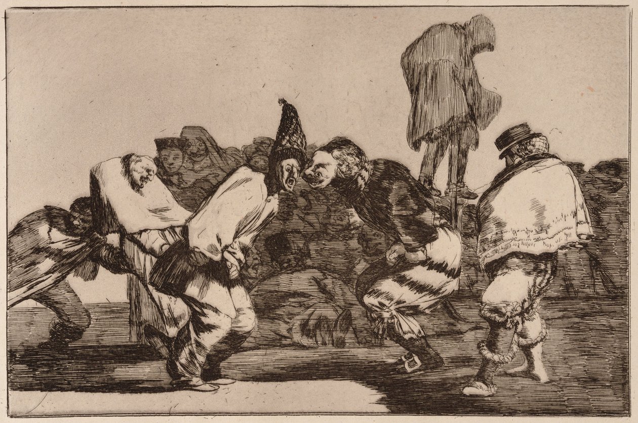 Carnival Folly (Disparate de carnaval) fra serien Los Disparates af Francisco de Goya