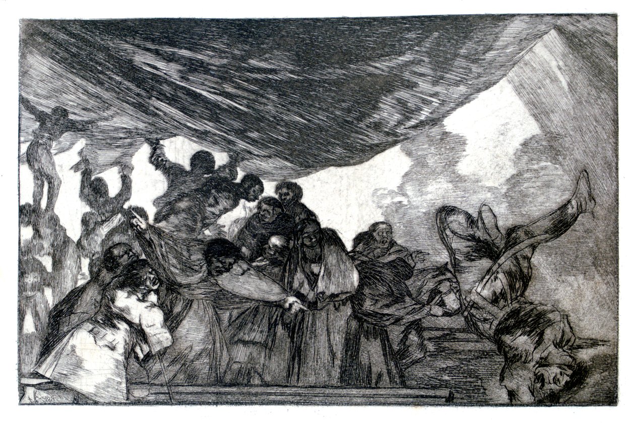 Klar fantasi, 1819-1823 af Francisco de Goya