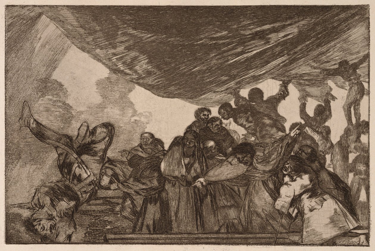 Klar dårskab, fra serien Los Disparates af Francisco de Goya
