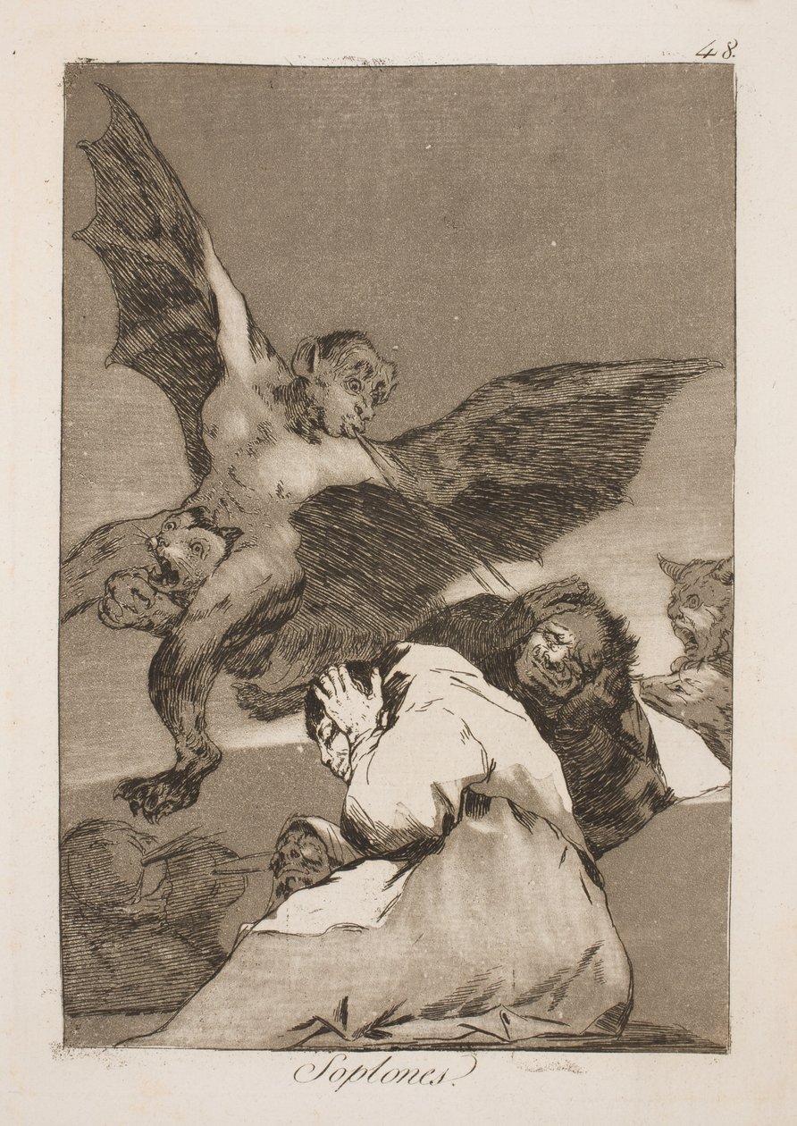 De blæser dem i ørene af Francisco de Goya
