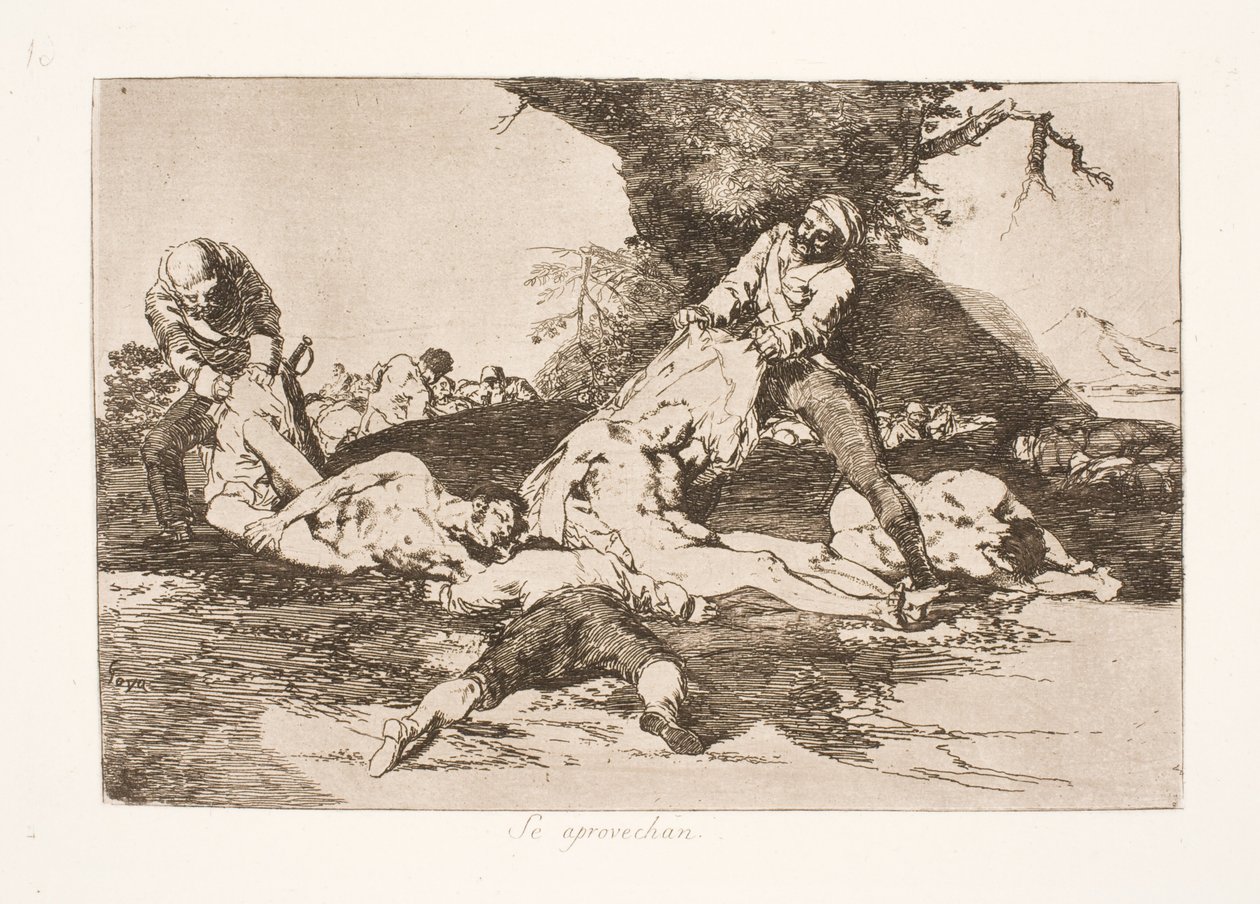 De ekviperer sig (16) af Francisco de Goya