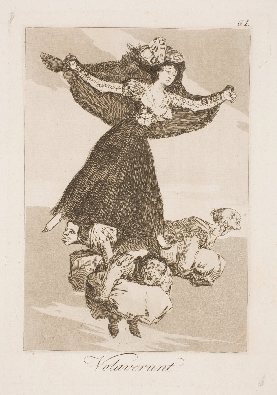 De er fløjet bort af Francisco de Goya