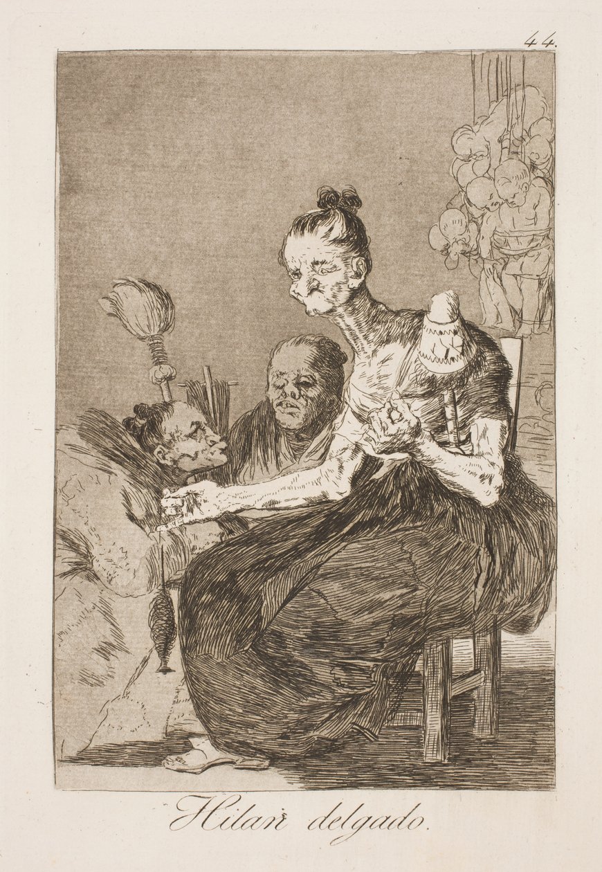 De spinder smukt af Francisco de Goya