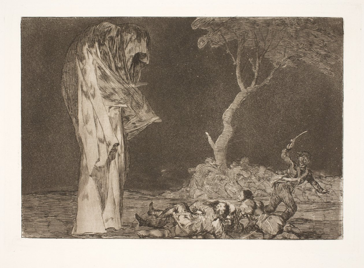 Den tåbelige frygt (Tab ikke anseelse på grund af frygt) af Francisco de Goya