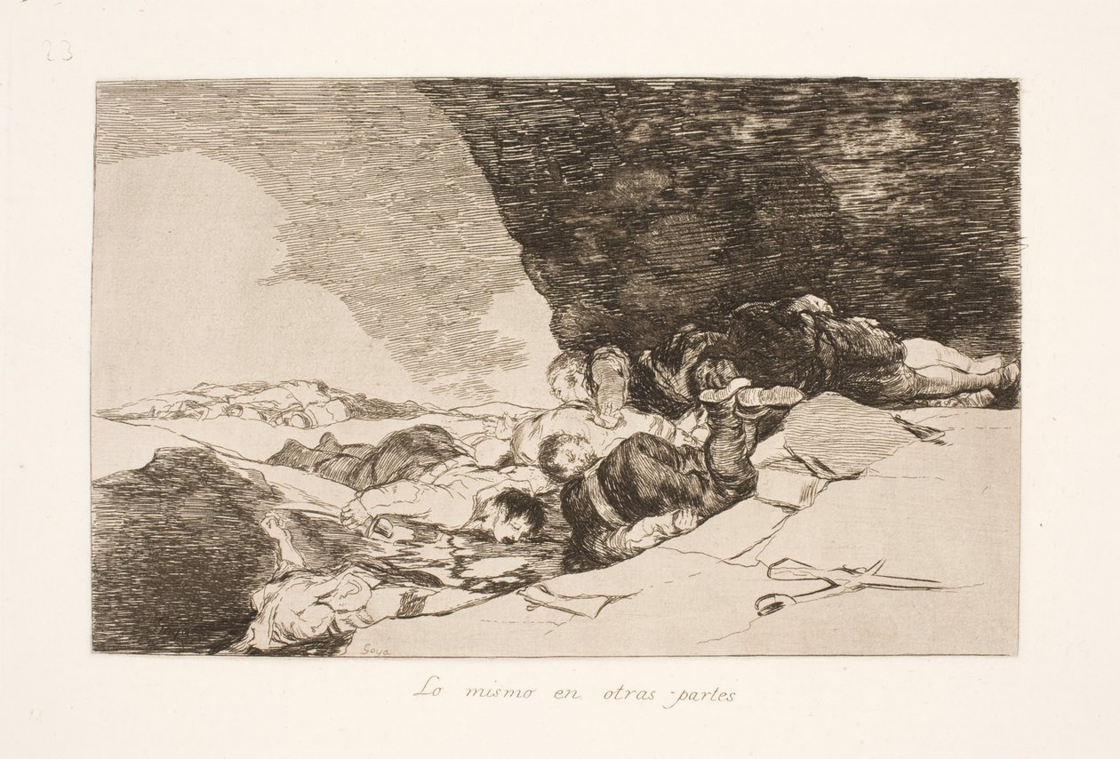 Det samme på en anden måde (23) af Francisco de Goya