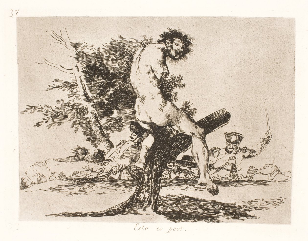Dette er værre (37) af Francisco de Goya