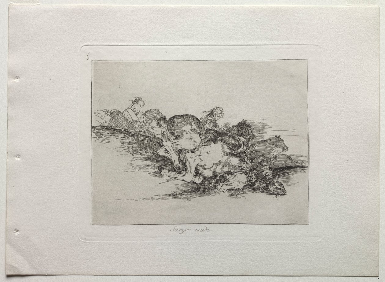 Disasters of War: It Always Happens, 1810-1820. af Francisco de Goya