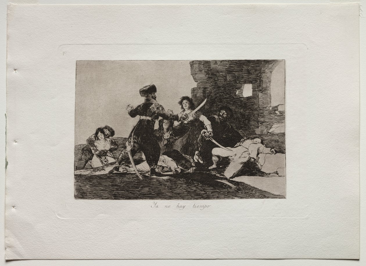 Disasters of War: Der er ikke tid nu af Francisco de Goya