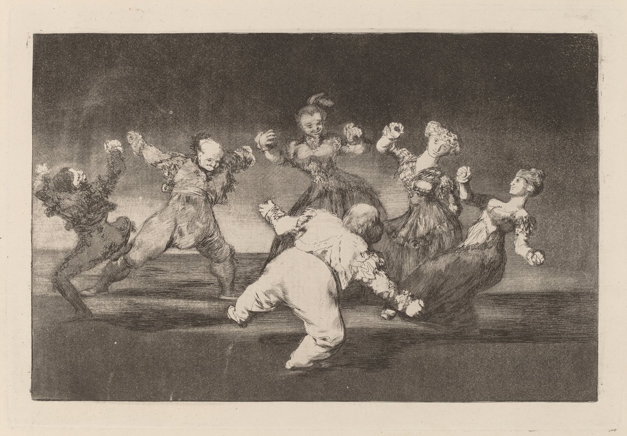 Uensartet allegre (Merry Folly) af Francisco de Goya